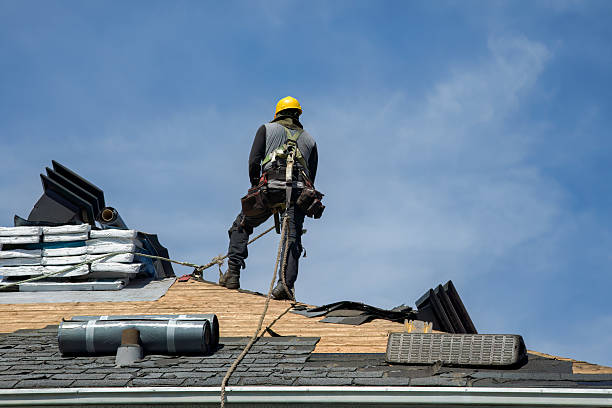 Professional Roof Replacement technician working in Selkirk, NY